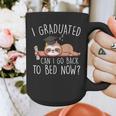 I Graduated Can I Go Back To Bed Now Shirts Graduation Graphic Print Coffee Mug