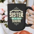 Graduation 2019 TShirt Proud Sister Of A Senior Graphic Print Coffee Mug