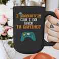 Graduation I Graduated Can I Go Back To Gaming Graphic Print Coffee Mug