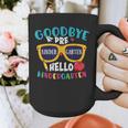 Graduation Shirt Goodbye PreK Hello Kindergarten School Graphic Print Coffee Mug