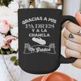 Graduation s Gracias a Mis Padres y a La Chancla Graphic Print Coffee Mug