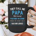 Grandpa Papa Partner In Crime Dad Graphic Print Coffee Mug