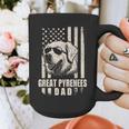 Great Pyrenees Dog Dad American Flag For Father Men Graphic Print Coffee Mug Great Pyrenees Dog Dad American Flag For Father Men Graphic Print Coffee Mug