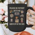 Grew Up In The 90s Retro Nostalgia Graphic Print Coffee Mug