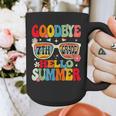Groovy Goodbye 7th Grade Graduation Hello Summer Kids Graphic Print Coffee Mug