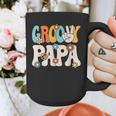 Groovy Papa Dad Retro Hippie 60s 70s Party Outfit Men Graphic Print Coffee Mug