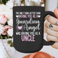 Guardian Angel Memorial In Memory Of Uncle Niece Nephew Graphic Print Coffee Mug Guardian Angel Memorial In Memory Of Uncle Niece Nephew Graphic Print Coffee Mug