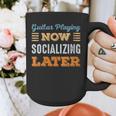 Guitar Playing Now Minimal Socializing Introvert Vintage Graphic Print Coffee Mug Guitar Playing Now Minimal Socializing Introvert Vintage Graphic Print Coffee Mug