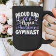 Gymnastics Watercolor Proud Dad Of A Flippin Awesome Gymnast Graphic Print Coffee Mug Gymnastics Watercolor Proud Dad Of A Flippin Awesome Gymnast Graphic Print Coffee Mug
