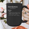 Handyman Definition Tee Dad Handyman Graphic Print Coffee Mug