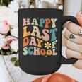 Happy Last Day Of School Groovy Teacher Student Graduation Graphic Print Coffee Mug