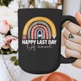 HAPPY LAST OF DAY SCHOOL Rainbow Teacher Student Graduation Graphic Print Coffee Mug