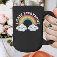 I Hate Everybody Rainbow Sarcastic Grumpy Introvert Graphic Print Coffee Mug I Hate Everybody Rainbow Sarcastic Grumpy Introvert Graphic Print Coffee Mug