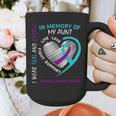 Heart Graphic In Memory Of Aunt Suicide Awareness Prevention Graphic Print Coffee Mug