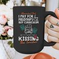 Homeschool Dad Kissing The Teacher Homeschool Dad Men Women Kids Graphic Print Coffee Mug