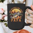 We Hooked The Best Papa Ever Fishing Dad Papa's Day Graphic Print Coffee Mug