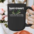 Hunt-Trovert Hunting Hunter Humor Definition Introvert Graphic Print Coffee Mug