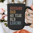 Husband Dad 40 Year Old Legend 40th Birthday Graphic Print Coffee Mug Husband Dad 40 Year Old Legend 40th Birthday Graphic Print Coffee Mug
