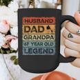Husband Dad Grandpa 67 Year Old Legend 67th Birthday Vintage Graphic Print Coffee Mug