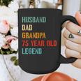 Husband Dad Grandpa 75 Year Old Legend 75th Birthday Graphic Print Coffee Mug