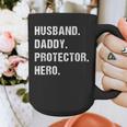 Husband Daddy Protector Hero For Dad Wife Small Graphic Print Coffee Mug