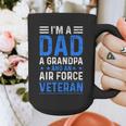 I’m A Dad Grandpa Air Force Veteran Distressed Graphic Print Coffee Mug