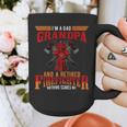 I'm Dad Grandpa Retired Firefighter Nothing Scares Me Graphic Print Coffee Mug