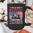 I'm Dad Pepaw Veteran Nothing Scares Me Father's Day Graphic Print Coffee Mug