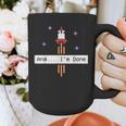 And I'm Done Rocket Graduation Retro Look Graphic Print Coffee Mug