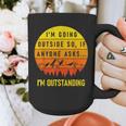 I'm Outstanding Retro Introvert Mountain Trip Lover Graphic Print Coffee Mug I'm Outstanding Retro Introvert Mountain Trip Lover Graphic Print Coffee Mug