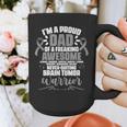I'm A Proud Dad Brain Tumor Warrior Brain Tumor Survivor Graphic Print Coffee Mug