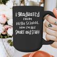I'm Smart & Stuff Class Of 2024 High School Graduation Graphic Print Coffee Mug