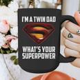 I'm A Twin DAD-What's Your Superpower Graphic Print Coffee Mug