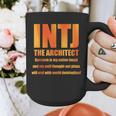 INTJ Architect Personality Introvert Sarcastic Orange Graphic Print Coffee Mug INTJ Architect Personality Introvert Sarcastic Orange Graphic Print Coffee Mug