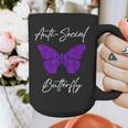 Introvert Antisocial Butterfly For Women Men Graphic Print Coffee Mug Introvert Antisocial Butterfly For Women Men Graphic Print Coffee Mug