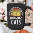 Introvert Cat Kitten Quote For Feline Whisperer Graphic Print Coffee Mug