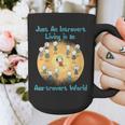 Introvert Extrovert Cartoon In Asstrovert World Graphic Print Coffee Mug Introvert Extrovert Cartoon In Asstrovert World Graphic Print Coffee Mug