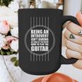Introvert Guitarist Play Guitar Instrument Music Acoustic Graphic Print Coffee Mug