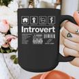 Introvert Label Signs Graphic Print Coffee Mug Introvert Label Signs Graphic Print Coffee Mug