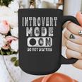 Introvert Mode On Introverted Person Joke Graphic Print Coffee Mug Introvert Mode On Introverted Person Joke Graphic Print Coffee Mug