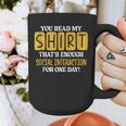 Introvert Quote Motivational For Men Women Kids Graphic Print Coffee Mug