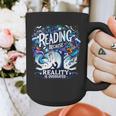 Introvert Reader Bibliofile Bookworm Loves Books Graphic Print Coffee Mug