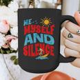Introvert Relaxation Me Myself And Silence Summer Vacation For Men Women Graphic Print Coffee Mug