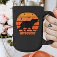 Introvert Retro Sunset Capybara Tee Graphic Print Coffee Mug