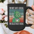 Introvert Selectively Social Anti-Social Shy Graphic Print Coffee Mug