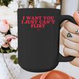 Introvert Valentines Day I Want You I Just Can't Flirt Graphic Print Coffee Mug Introvert Valentines Day I Want You I Just Can't Flirt Graphic Print Coffee Mug