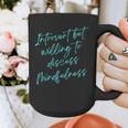 Introvert But Willing To Discuss Mindfulness Graphic Print Coffee Mug Introvert But Willing To Discuss Mindfulness Graphic Print Coffee Mug