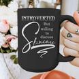 Introverted Skincare Esthetician Beautician Cosmetologist Graphic Print Coffee Mug Introverted Skincare Esthetician Beautician Cosmetologist Graphic Print Coffee Mug