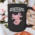 Introverted But Willing To Discuss Axolotl Salamander Graphic Print Coffee Mug Introverted But Willing To Discuss Axolotl Salamander Graphic Print Coffee Mug