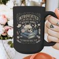 Introverted But Willing To Discuss Books Club Cozy Aesthetic Graphic Print Coffee Mug